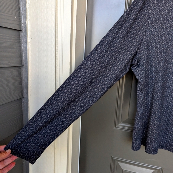 Hang Ten Round Neck Lightweight  Scuba-feel L/S Pullover Size XL   EUC - Picture 5 of 9